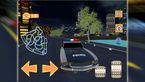 警车赛车模拟器