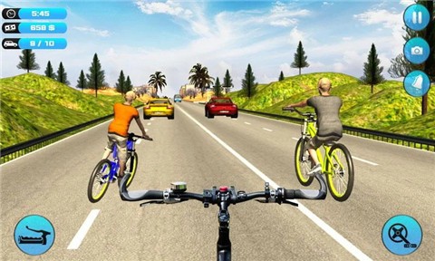 自行车比赛模拟器游戏