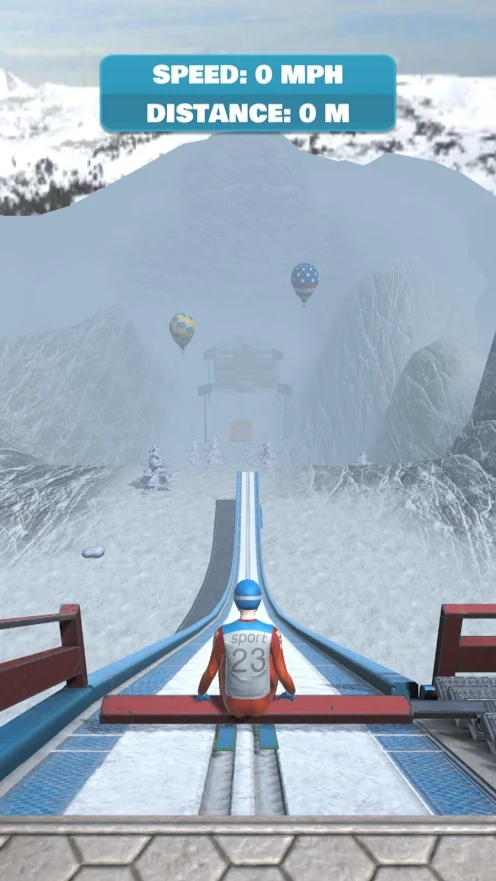 滑雪坡道跳跃安卓版