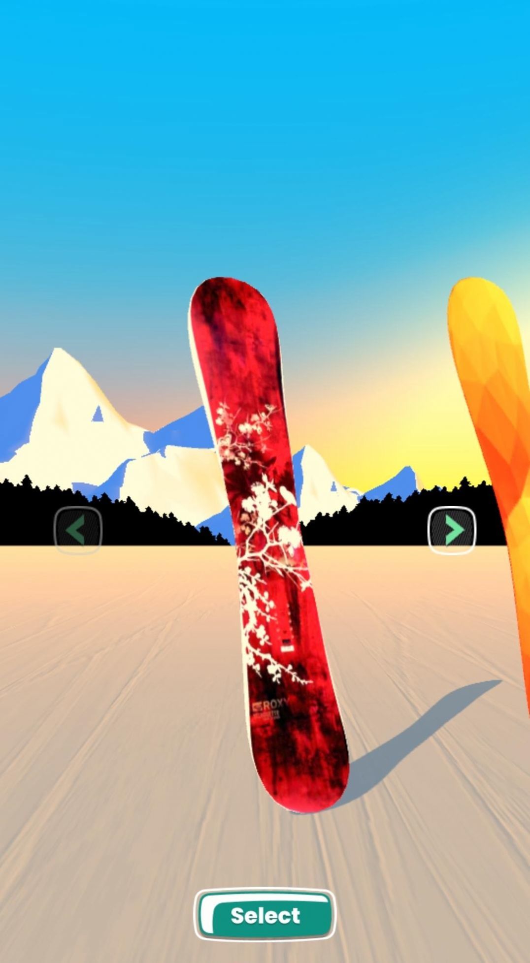 单板速降滑雪游戏