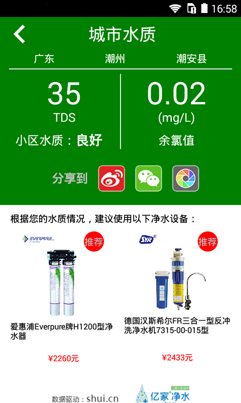 水质查询