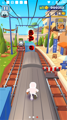 地铁跑酷写轮眼金币版
