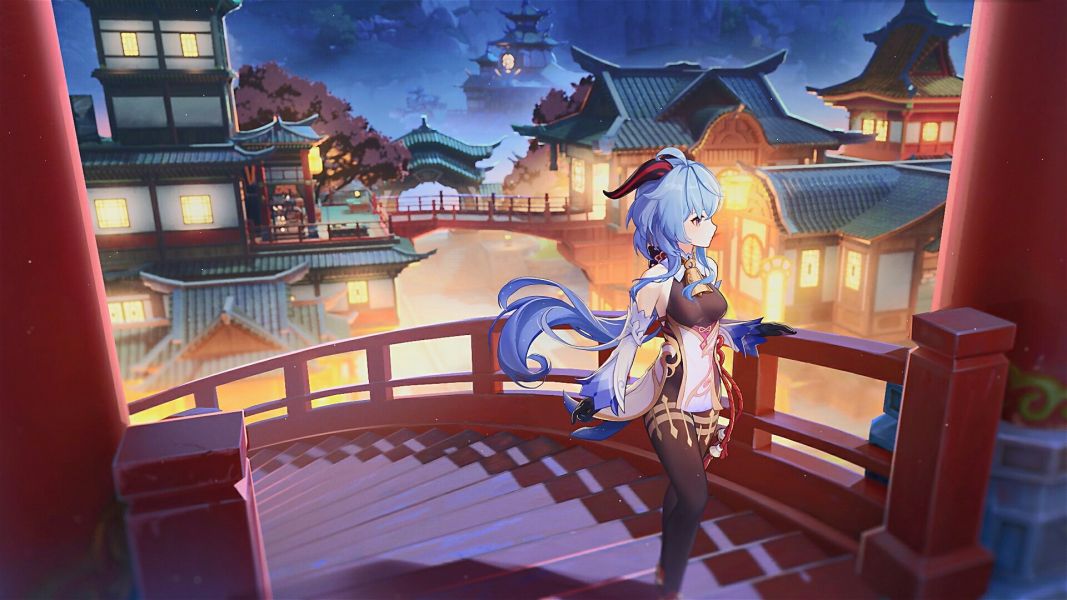 原神甘雨触摸 无遮版