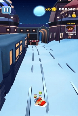 subway surf 雪地版