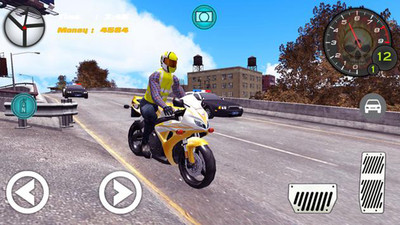摩托车追逐模拟器