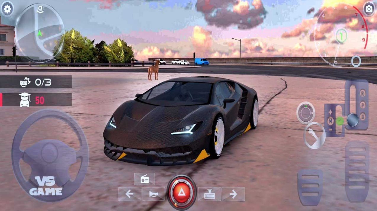 高速驾驶模拟器游戏