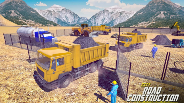 建造施工挖掘机模拟游戏